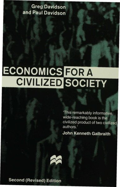 Buchcover: Economics for a Civilized Society Buchcover: Economics for a Civilized Society