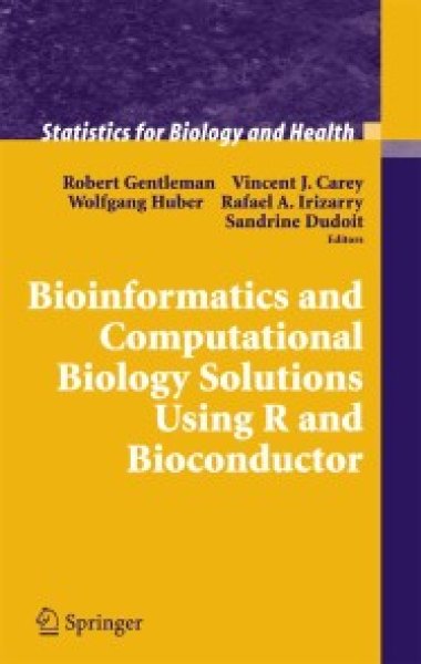 Buchcover: Bioinformatics and Computational Biology Solutions Using R and Bioconductor