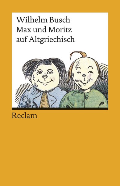 Buchcover: Max und Moritz auf Altgriechisch