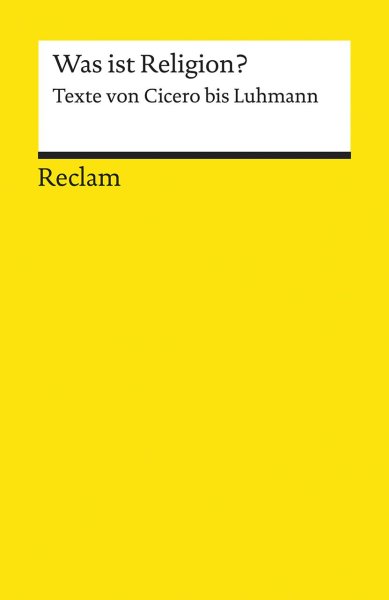 Buchcover: Was ist Religion?