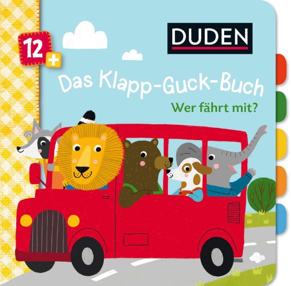 Buchcover: Duden 12+: Das Klapp-Guck-Buch: Wer fährt mit?