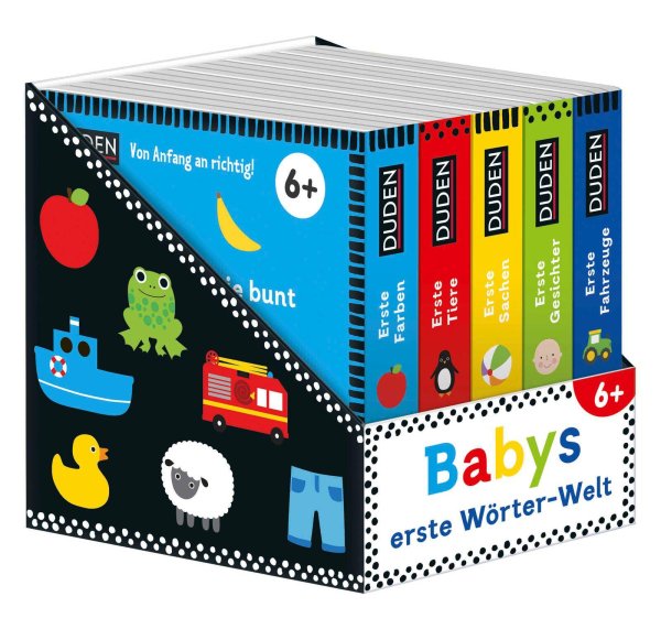 Buchcover: Duden 6+: Babys erste Wörter-Welt (Würfel)