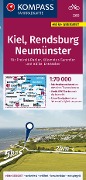 Buchcover: KOMPASS Fahrradkarte 3355 Kiel, Rendsburg, Neumünster 1:70.000