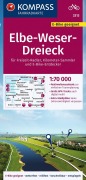 Buchcover: KOMPASS Fahrradkarte 3313 Elbe-Weser-Dreieck 1:70.000