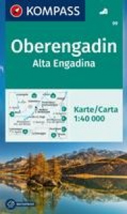 KOMPASS Wanderkarte 99 Oberengadin / Alta Engadina 1:40.000