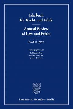 Jahrbuch fr Recht und Ethik / Annual Review of Law and Ethics.